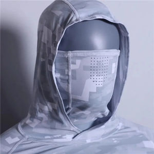 เสื้อตกปลาแขนยาว UPF 50สำหรับผู้หญิงผู้ชายเสื้อแห้งเร็วพิมพ์ลายปลาแบบกำหนดเอง - Product Image 3