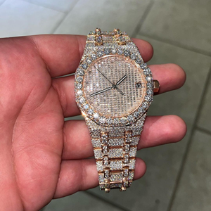 นาฬิกาเพชรปลูกคุณภาพสูงจาก DEF Lab ในราคาโรงงานนาฬิกาเพชรปลูก Iced Out - Product Image 1