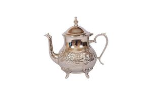 กาน้ำชาทองเหลืองตกแต่งโต๊ะพร้อมดีไซน์แกะสลักสวยงามหม้อกาแฟโลหะทำจากอินเดีย - Product Image 2