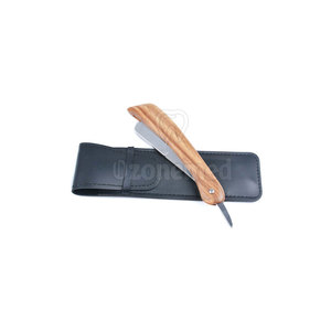 Maquinilla de hoja de afeitar recta para detalles de cabello profesional, maquinilla de afeitar de corte cerrado para barberos y artistas de barba - Product Image 1