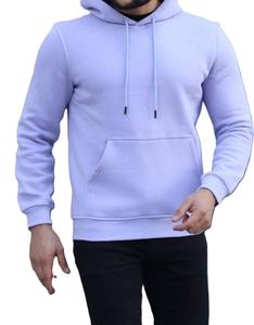 Nueva moda para hombre, Sudadera con capucha de lana, chándal liso para gimnasio, sudadera de manga larga con estampado de gran tamaño, sudaderas con capucha naranja - Product Image 5