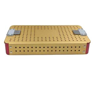 Boîte de stérilisation pour instruments chirurgicaux métalliques manuels de haute qualité, en alliage d'aluminium, pour implants dentaires - Product Image 4