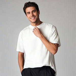 T-shirts tendance Les t-shirts pour hommes les plus demandés T-shirts tendance pour hommes Couleurs unies Haute qualité Manches courtes Col rond Été Casual Streetwear - Product Image 1