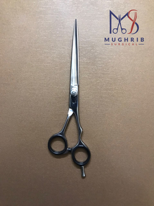 Professional <b>Barber</b> Scissors Stainless Steel Straight <b>Blade</b> Unique Design - Product Image 2