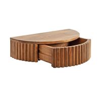 Boîte en bois ronde lisse avec couvercle en dôme mallette de rangement de bijoux faits à la main porte-bibelot organisateur de souvenirs conteneur en bois naturel