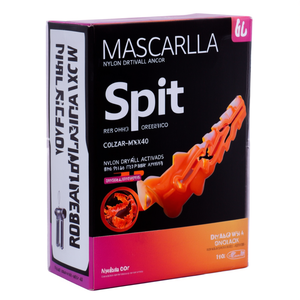 Tasselli in nylon per cartongesso con collare - M8x40, scatola di Spit - Product Image 2