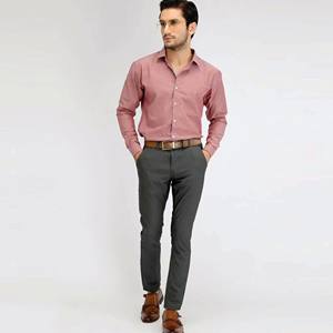 2023, venta al por mayor, camisas de moda, camisa de manga larga personalizada OEM para hombre, camisa informal de algodón a cuadros para hombre - Product Image 1