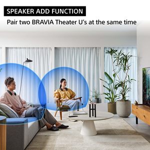 55 Inch 4K Ultra HD Mini LED Smart <b>TV</b> Home Entertainment Display with Wireless Wearable Audio <b>Speaker</b> Bundle - Product Image 2