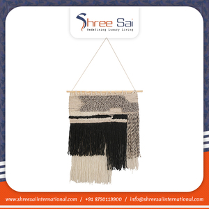 Appeso a parete in macramè fatto a mano di nuova moda disponibile a buon prezzo dal fornitore indiano - Product Image 6