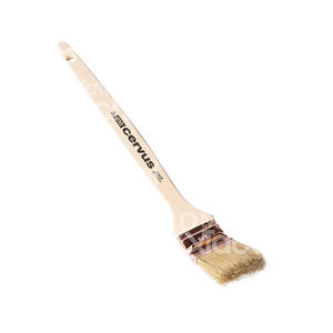 RADIADOR CERDAS RUBIAS S/10 Mango de madera cruda, resina epoxi, resistente a solventes Para esmaltes, pinturas a base de solventes, - Product Image 1