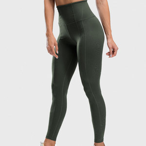 Conjunto de Yoga Profesional para Mujer, Diseño 2026, Color Sólido, Secado Rápido, Transpirable, Spandex/Poliéster, Personalizable, Venta al Por Mayor - Product Image 4