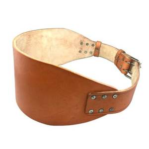 Ceinture d'entraînement d'haltérophilie unisexe en cuir de qualité imperméable et respirante conception de logo personnalisé - Product Image 1