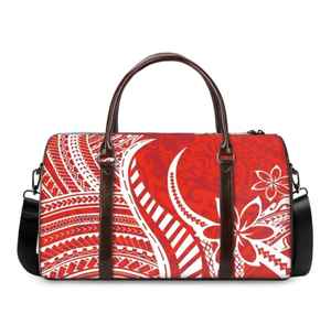 Sac de voyage personnalisé à motif unique pour femmes grand sac de sport personnalisé en cuir et toile sac de voyage de luxe pour hommes d'affaires - Product Image 3