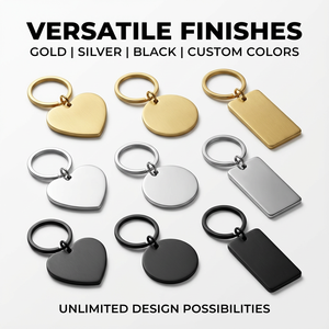 <span class=keywords><strong>Portachiavi</strong></span> in Metallo Personalizzabile - Rotondo/Rettangolare/Qualsiasi Forma, Stampa e Incisione Laser/UV di Testo, Logo, Slogan per Regali e Souvenir - Product Image 4