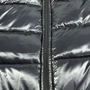 Veste matelassée à col montant en toile personnalisée pour homme, tendance, hiver, logo sur le devant, grande taille - Product Image 4