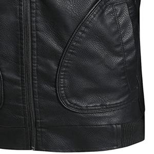 Veste en cuir pour homme de qualité supérieure, prix de gros, cuir véritable vieilli brun, veste en cuir pour homme 2026 - Product Image 3