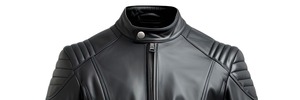 2025 meilleur motard pour hommes col montant veste en cuir zippée imperméable et respirant avec fermeture à glissière grande taille - Product Image 3