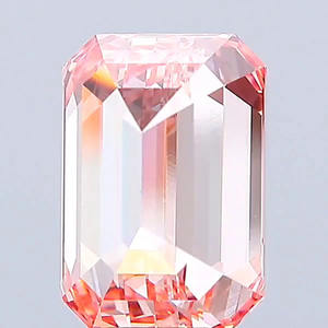 Diamant rose fantaisie de 5,09 carats, clarté VS1, cultivé en laboratoire, taille émeraude, diamant CVD en vrac, certifié IGI, grande taille, pierre précieuse - Product Image 2