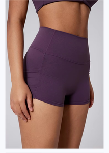 Hot Sale Seamless <b>Women's</b> Yoga Shorts Eco-Friendly Fitness Pants with Hip Hop Style for Sports Running Shockproof <b>Legging</b> - Product Image 5