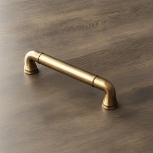 Modern Brass Door <b>Handle</b> Set for Bedroom and Bathroom <b>Wooden</b>/Metal Doors Sleek Design with Comfortable Grip - Product Image 1