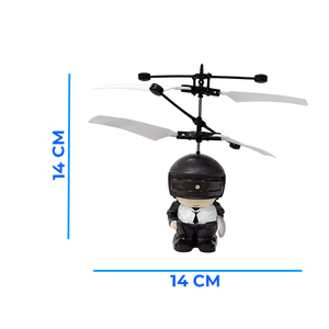 Mini Electric Ninja Drone Helicopter and Fighter Beginner Level Remote <b>Control</b> USB Battery Radio Frequency <b>RC</b> Features - Product Image 4