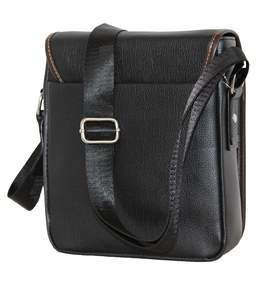 2024 Bolso de cuero genuino para hombre Estilo de negocios MOQ bajo en color negro - Product Image 2