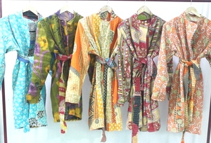 Patchwork Design <b>Kantha</b> <b>Jacket</b> - Product Image 2