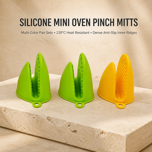 Luvas de Silicone Mini Resistentes ao Calor, Reutilizáveis, Ecológicas, Antiderrapantes e <span class=keywords><strong>Anti</strong></span>-queimadura para Cozinha - Product Image 2