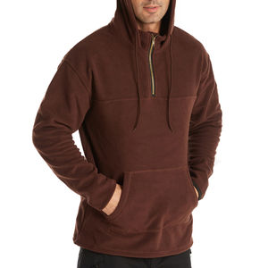 Sweat-shirt à capuche surdimensionné de haute qualité, MOQ faible, 360 g/m², logo personnalisé, sweat-shirt unisexe noir lourd pour homme avec poche - Product Image 1