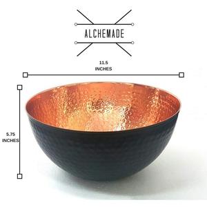 Apportez un charme intemporel à votre cuisine avec ce bol en cuivre noir martelé - Product Image 5