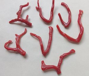Hermosas piezas 70 Cts, 100% ramas sueltas de piedras preciosas de coral rojo italiano natural, piedras preciosas pulidas AAAA + CALIDAD Coral Stick - Product Image 5