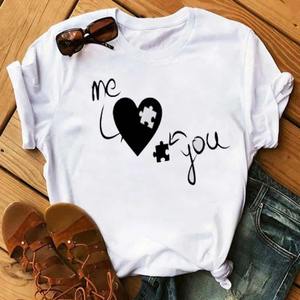 Caractéristiques Gros plan pour hommes femmes T-shirts à la mode et élégant Tee Shirt T-Shirts Pure Cotton Summer Clothes - Product Image 4
