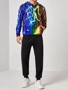 2022มีฮู้ดสำหรับผู้ชายไซส์ใหญ่พิเศษผ้าฟลีซดีไซน์สีพื้นมีซิปออกแบบได้ตามต้องการสำหรับฤดูหนาว XS - Product Image 4