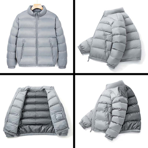 Custom Logo Bubble Clothes Men Puffer <b>Jacket</b> Oversized Winter Thick <b>Warm</b> Puff Men's <b>Jacket</b> Winter <b>Jacket</b> Men - Product Image 5