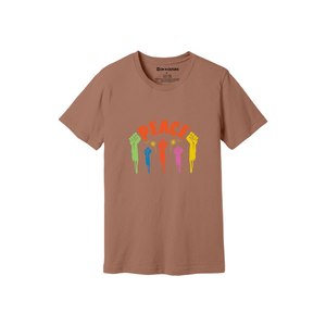 เสื้อยืดผ้าฝ้าย 100% พิมพ์ลายธีมความเมตตา น้ำหนัก 160-180 GSM มี 12 สีให้เลือก  รับออกแบบลายและตำแหน่งได้ตามต้องการ - Product Image 1