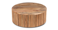 Table basse moderne de luxe en bois massif personnalisée Kusum Art, extensible, convertible, mobile, design écologique pour salon