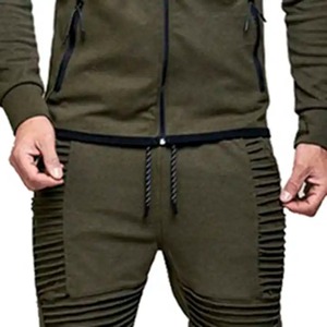 2024 último diseño personalizable tamaño de los hombres de alta calidad 100% algodón deportivo chándal transpirable Color Palin para la temporada de invierno - Product Image 5