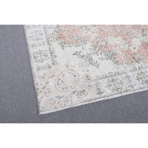 พรมตุรกีโบราณ ขนาดใหญ่ 5.2x8.8 ฟุต (158x267 ซม.) พรมขนสัตว์เปอร์เซียสีขาว - Product Image 5