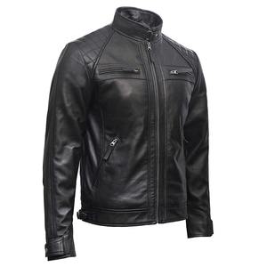 High Custom Logo Leather <b>jacket</b> Spring Formal Bomber Motorcycle <b>Jackets</b> <b>Men</b> Low MOQ Factory Made Biker Riding Waterproof - Product Image 3