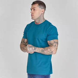 T-shirt 100% coton de qualité supérieure pour hommes, confortable, nouveau design d'été, uni avec logo personnalisé, vêtements de rue d'entraînement très vendus - Product Image 6