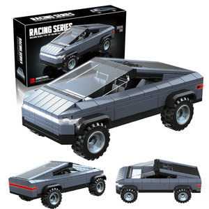 Educational Model Car City Technical Pickup Truck Cybertruck Toy Car for Kids Toy Cars Construction <strong>Building</strong> Block Sets - Product Image 3