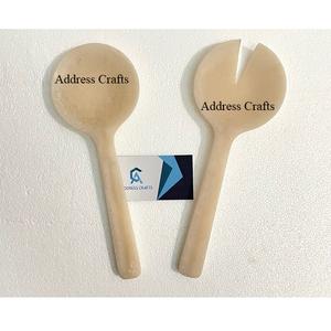 Usine En Gros Blanc Tourbillon Résine Saladier Avec Effet De Marbre Dernière Résine Cuillère À Salade Fourchette Ensemble Ustensiles De Cuisine Résine Couverts - Product Image 3