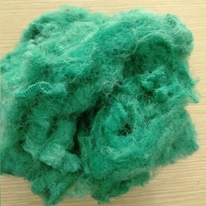 Vikohasan 15D fibra sintética siliconizada GRS Oeko-Tex certificado grapa de poliéster reciclado sólido verde almohada relleno Spinning - Product Image 1