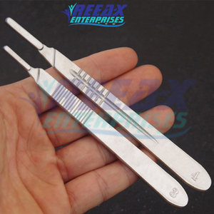 REEAX ENTERPRISES, el mejor proveedor, cuchillas de bisturí de acero inoxidable personalizables de alta calidad, mangos, instrumentos quirúrgicos de base - Product Image 3