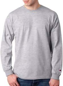 Camiseta básica de algodón de manga larga personalizada OEM de otoño para hombre, ropa de calle transpirable, Camiseta lisa de peso pesado, camiseta personalizada de talla grande - Product Image 4