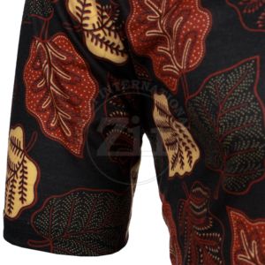 Polos colorés de style de motif de feuille de polyester polos personnalisés avec logo à manches courtes respirant coupe slim de haute qualité - Product Image 6