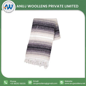 ผ้าห่มอะคริลิคผสมเม็กซิกันฟอลซ่างานถักด้วยมือแท้ผ้าทอขนาดเล็กปรับแต่งได้ - Product Image 4