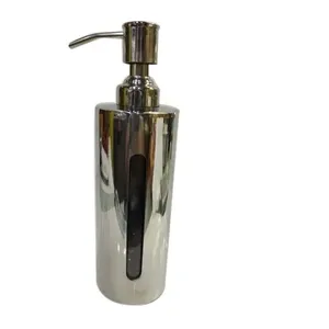 Distributeur de savon en métal de qualité supérieure fait à la main avec un design moderne Nouvelle bouteille de savon et de lotion liquide tendance - Product Image 4