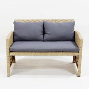 CH Factory- Modern Rattan Sectional <b>Sofa</b> with High-density <b>Foam</b> Cushions and Versatile Use - Product Image 2