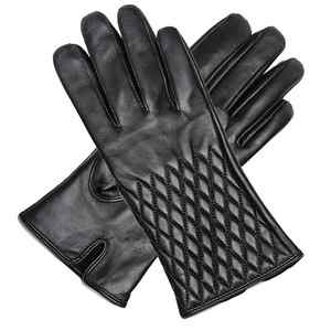 Mens Goatskin Leather <b>Gloves</b> High Quality Warm Winter Fashion <b>Mittens</b> with Touchscreen Compatibility from Pakistan - Product Image 5
